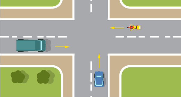 Quién tiene preferencia en un cruce sin señalizar? - Compara Chile